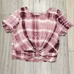 Tie-dye crop top